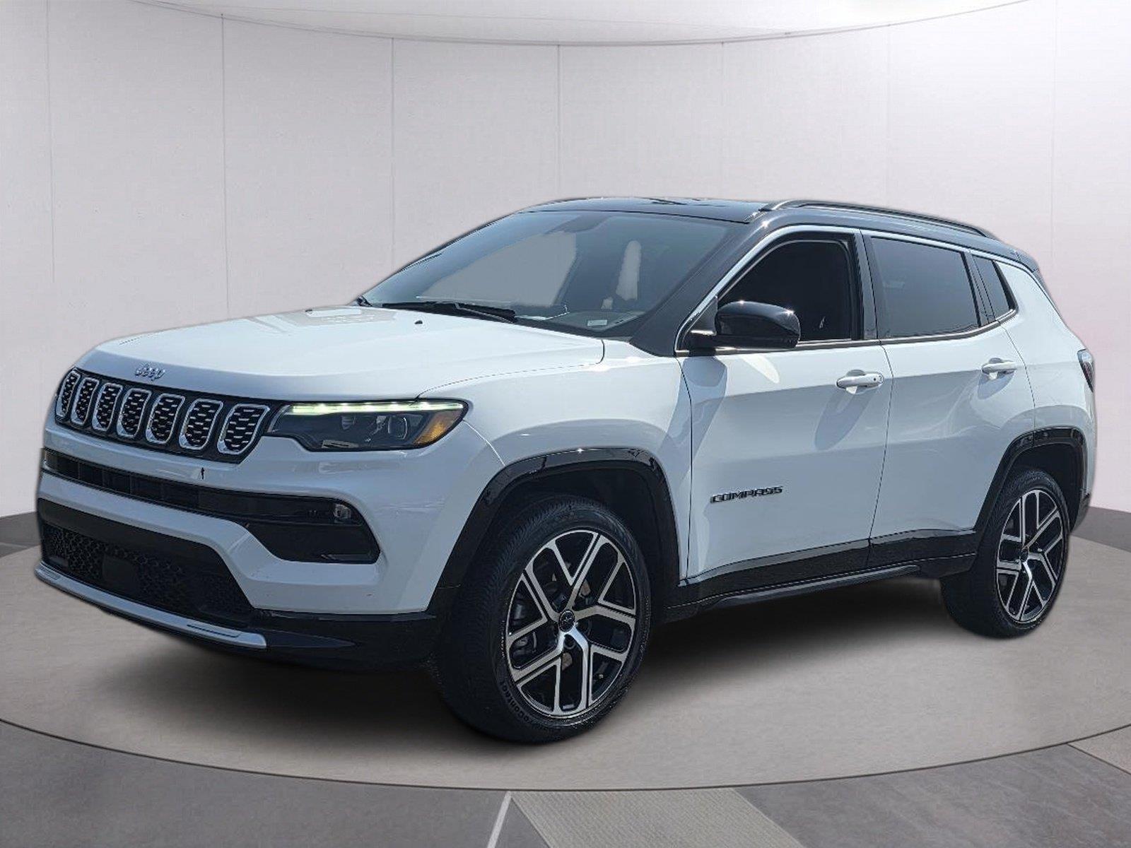 Bright White Clearcoat 2025 Jeep Compass SUV / Crossover Four-Wheel Drive 8-Speed Automatic