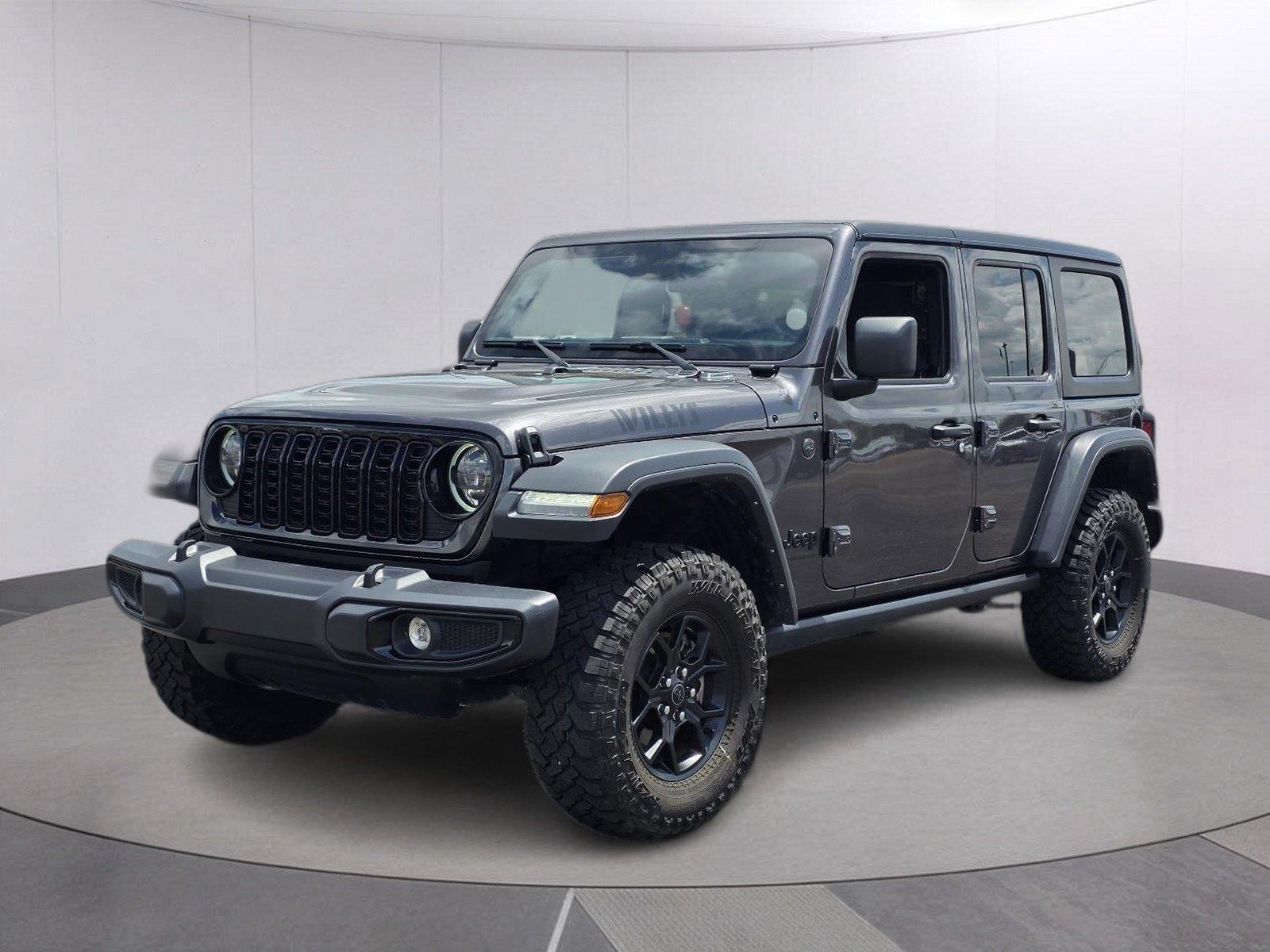 Gray (Granite Crystal Metallic Clearcoat) 2025 Jeep Wrangler SUV / Crossover Four-Wheel Drive 8-Speed Automatic