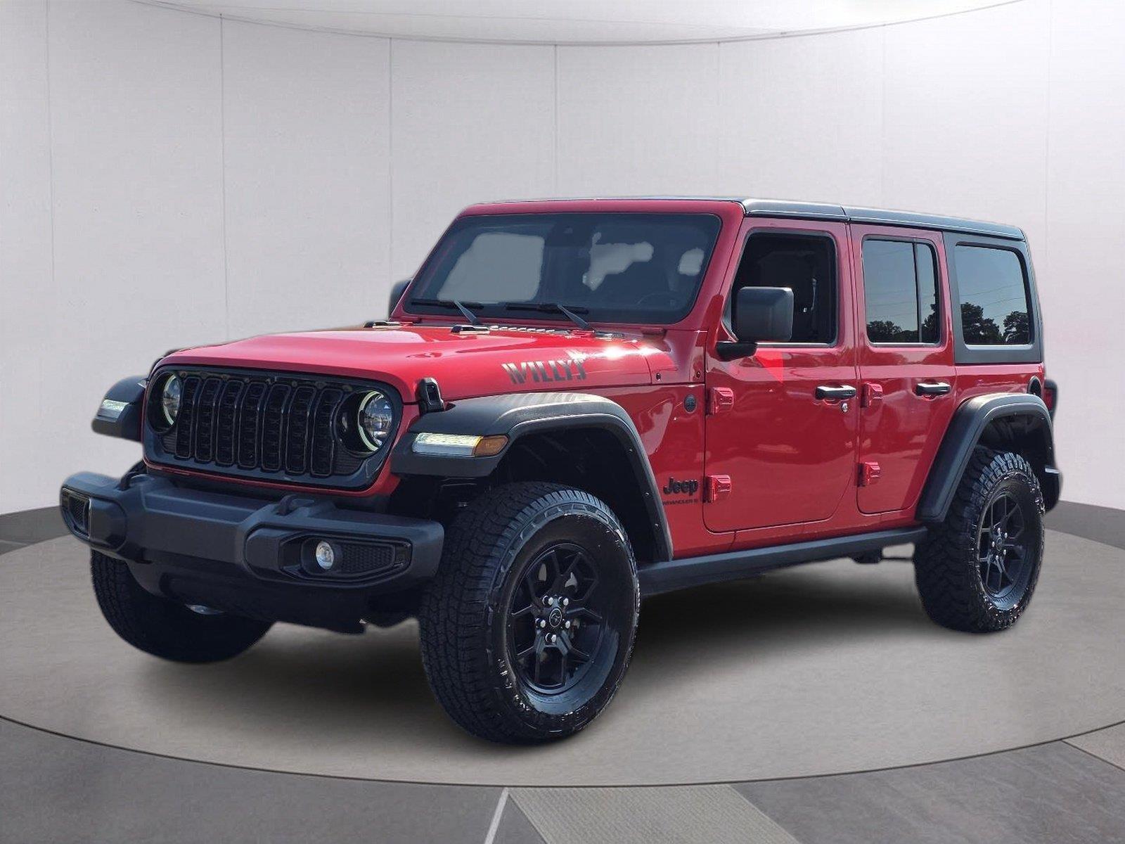 Firecracker Red Clearcoat 2025 Jeep Wrangler SUV / Crossover Four-Wheel Drive 8-Speed Automatic