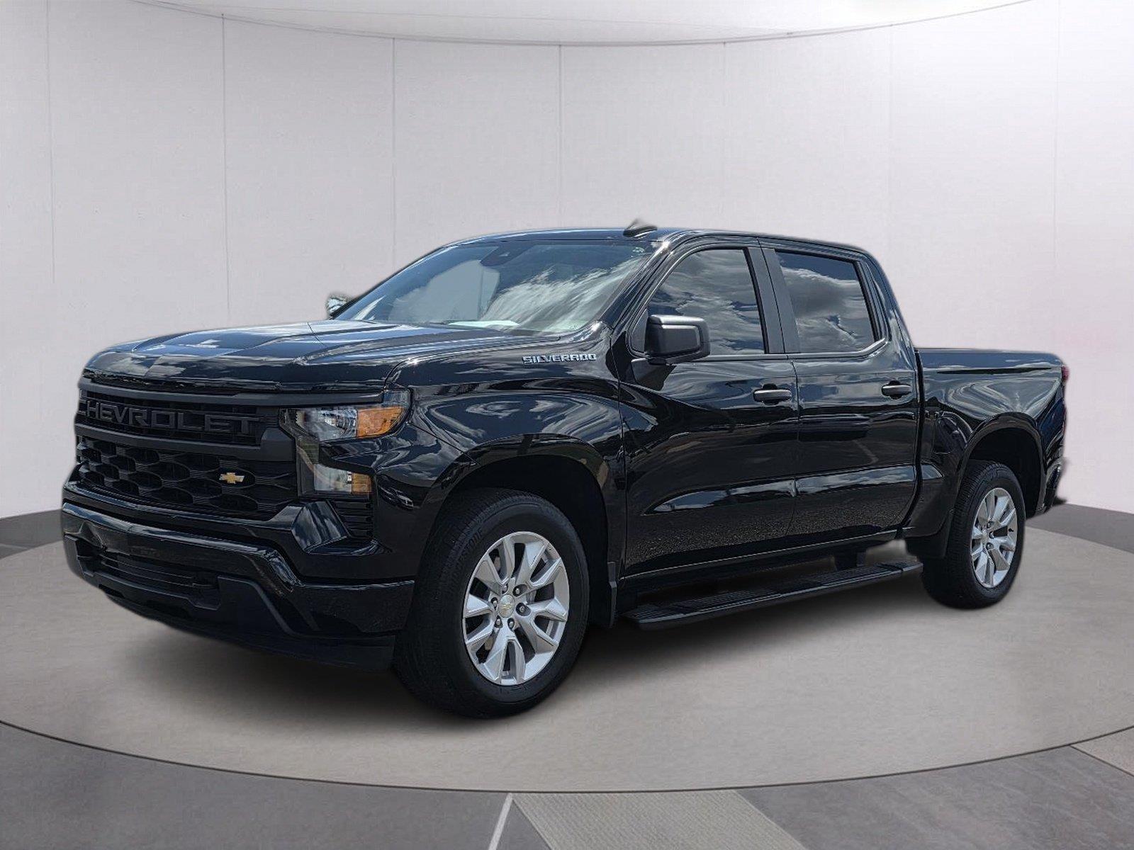 Black 2023 Chevrolet Silverado 1500 Pickup Truck 4X2 8-Speed Automatic