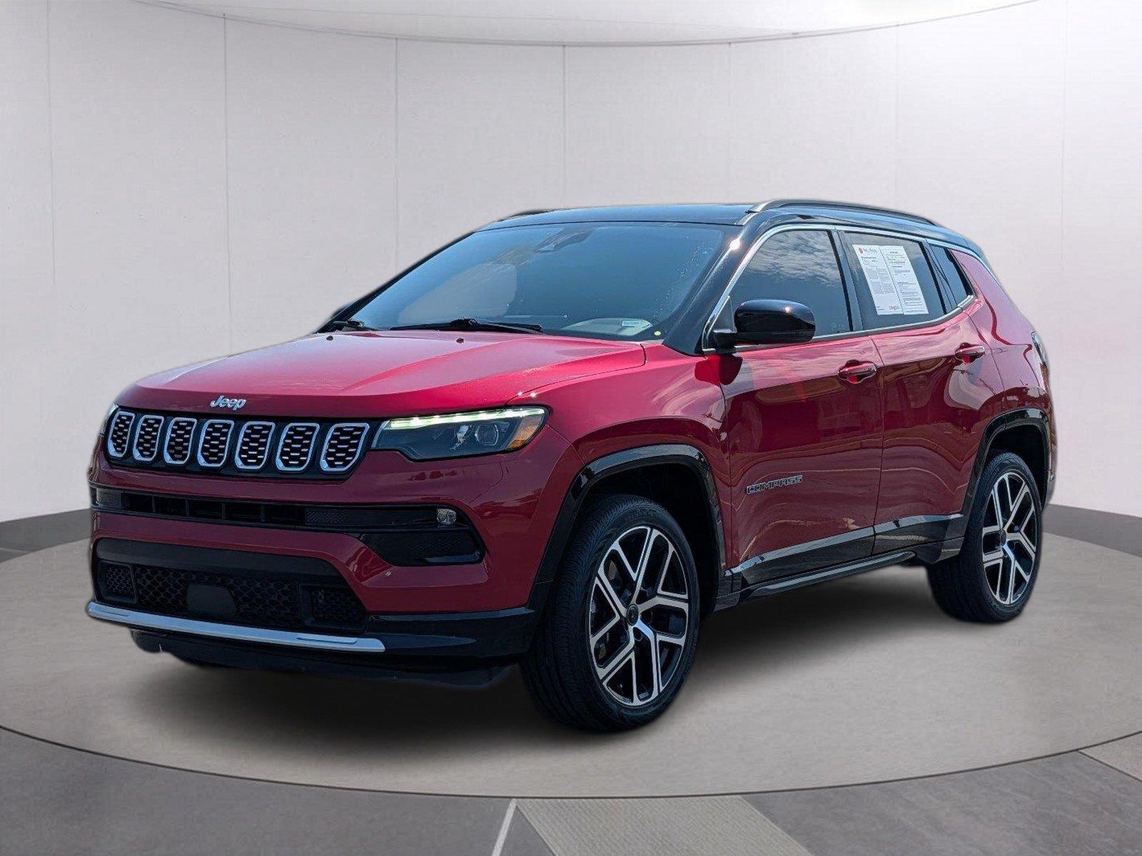 Red Hot Pearlcoat 2025 Jeep Compass SUV / Crossover Four-Wheel Drive 8-Speed Automatic