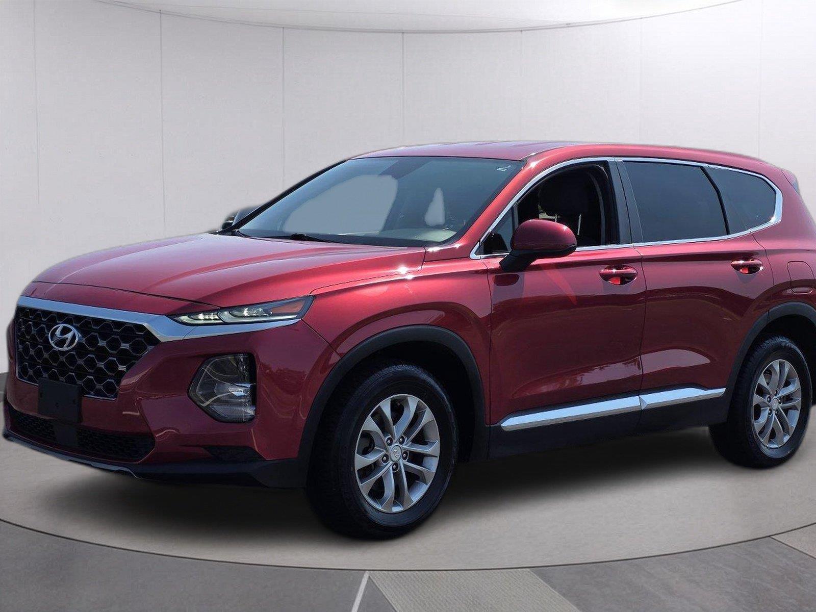 Scarlet Red 2020 Hyundai Santa Fe SUV / Crossover All-Wheel Drive Automatic