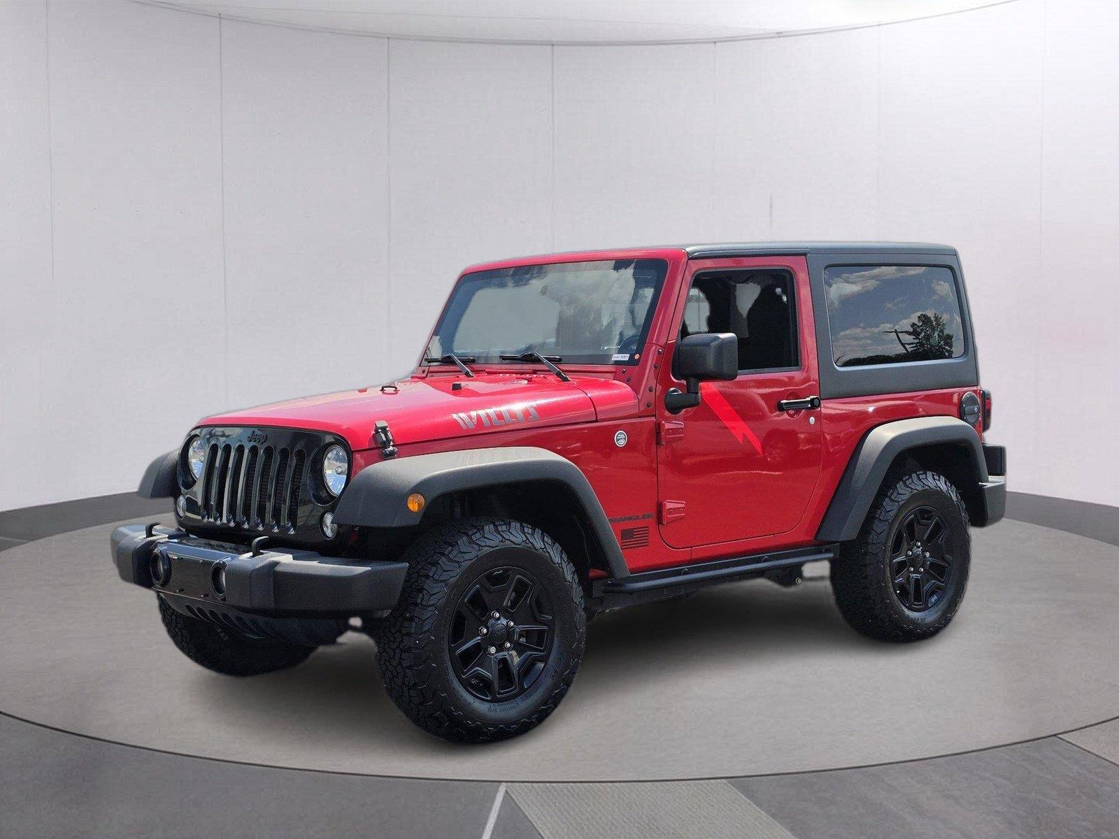 Firecracker Red Clearcoat 2016 Jeep Wrangler SUV / Crossover Four-Wheel Drive 5-Speed Automatic