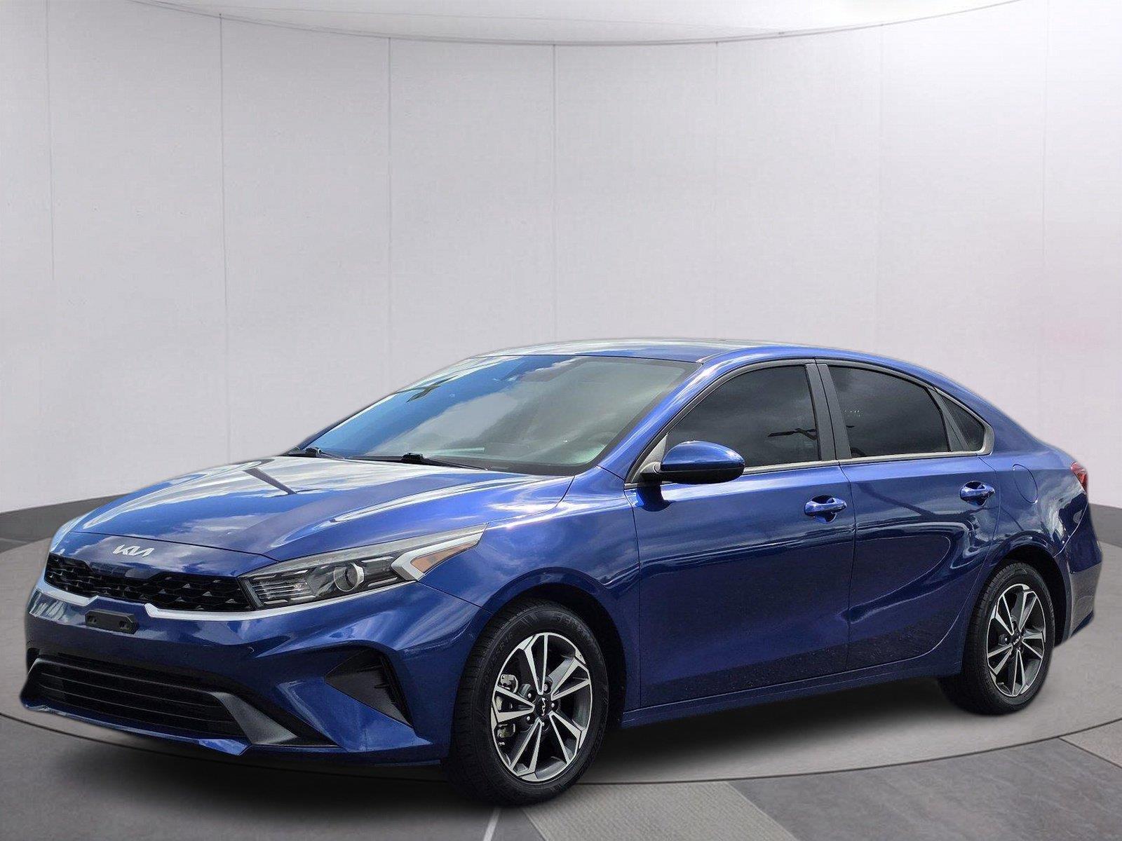 Deep Sea Blue 2023 Kia Forte Sedan Front-Wheel Drive Continuously Variable Transmission