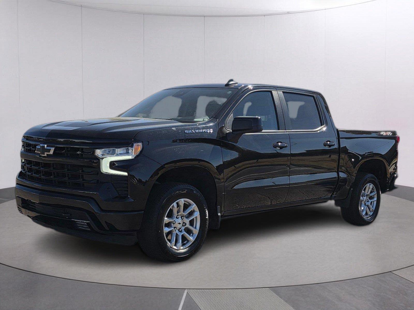 Black 2026 Chevrolet Silverado 1500 Pickup Truck Four-Wheel Drive Automatic