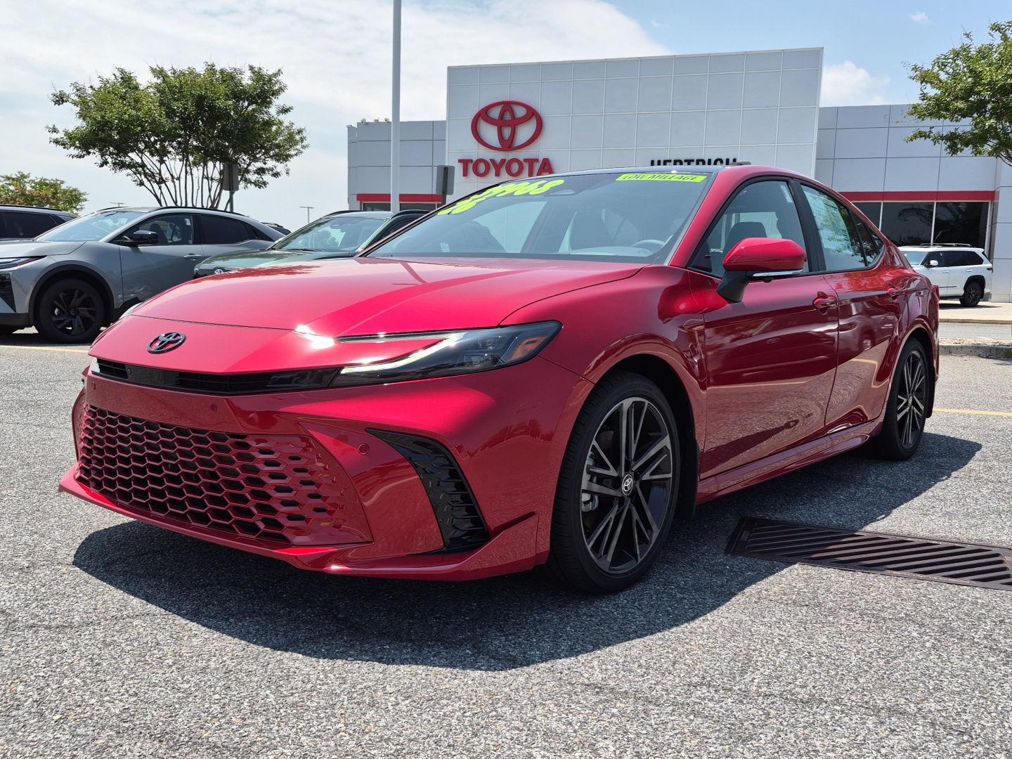 Supersonic Red 2026 Toyota Camry Sedan All-Wheel Drive Continuously Variable Transmission