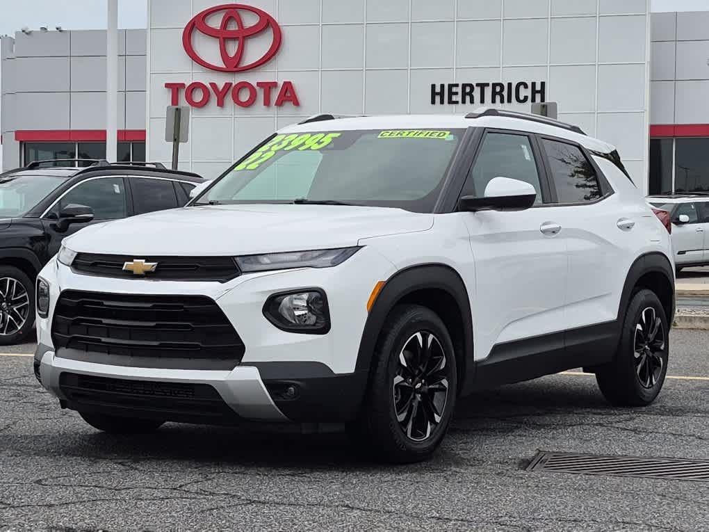 Summit White 2022 Chevrolet Trailblazer SUV / Crossover Front-Wheel Drive Continuously Variable Transmission