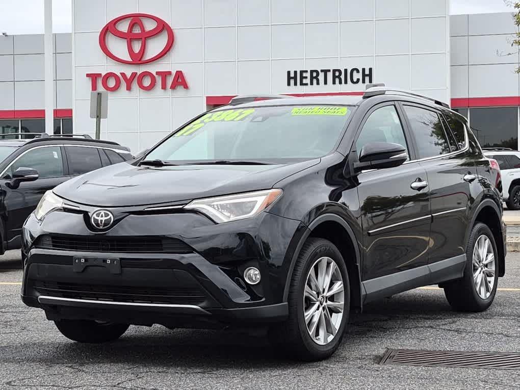 Black 2017 Toyota RAV4 SUV / Crossover All-Wheel Drive 6-Speed Automatic