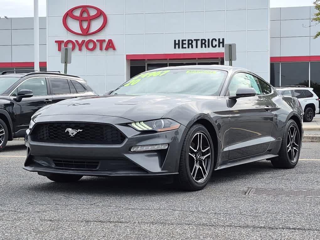 Gray (Magnetic) 2020 Ford Mustang Coupe Rear-Wheel Drive 6-Speed Manual