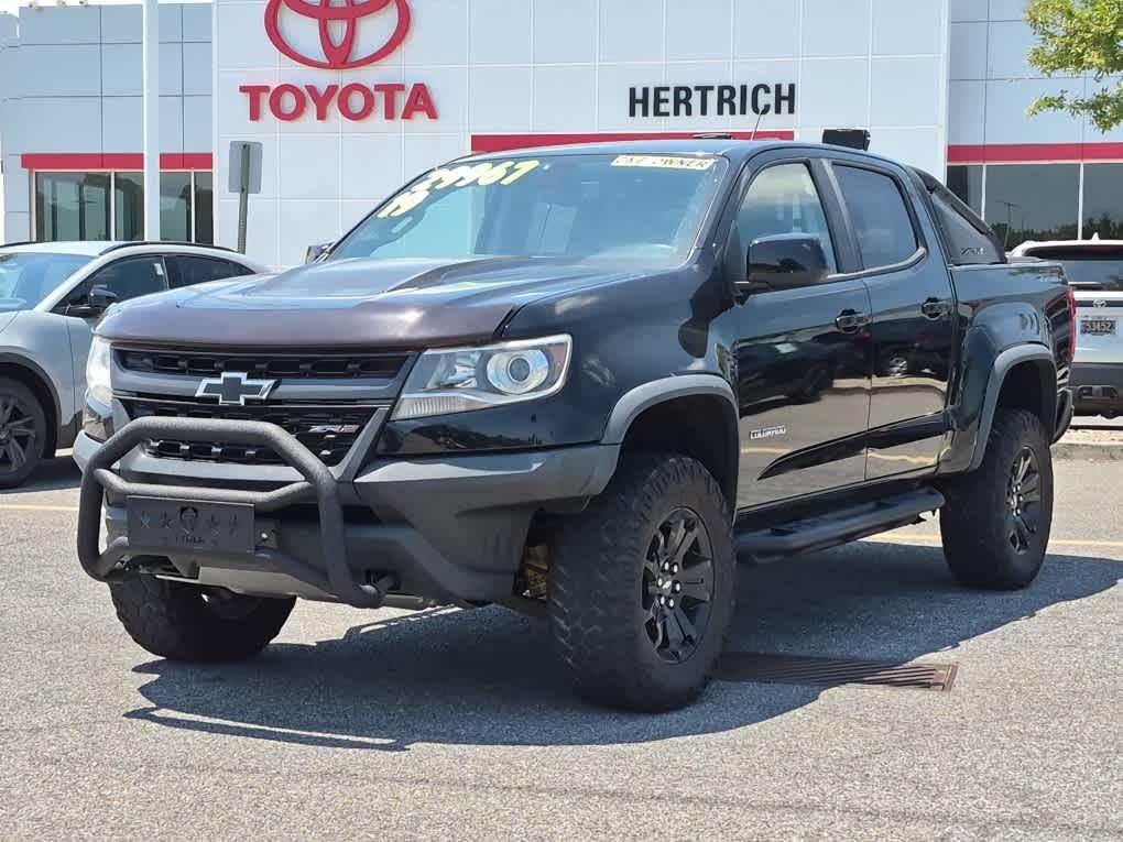 Black 2019 Chevrolet Colorado Pickup Truck Four-Wheel Drive 8-Speed Automatic