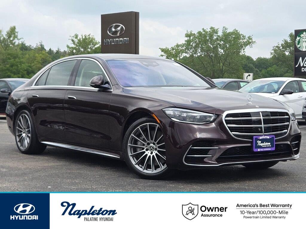 Rubellite Red Metallic 2024 Mercedes-Benz S-Class Sedan All-Wheel Drive Automatic