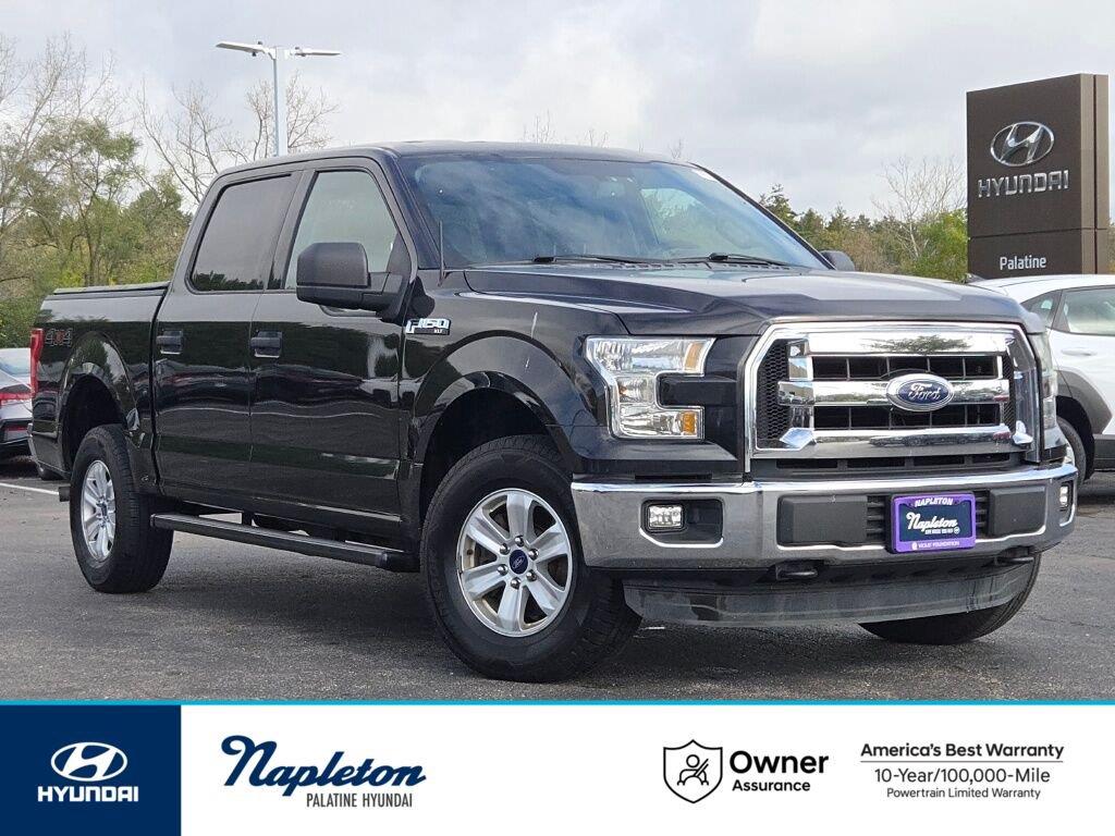 Tuxedo Black Metallic 2015 Ford F-150 Pickup Truck Four-Wheel Drive 6-Speed Automatic