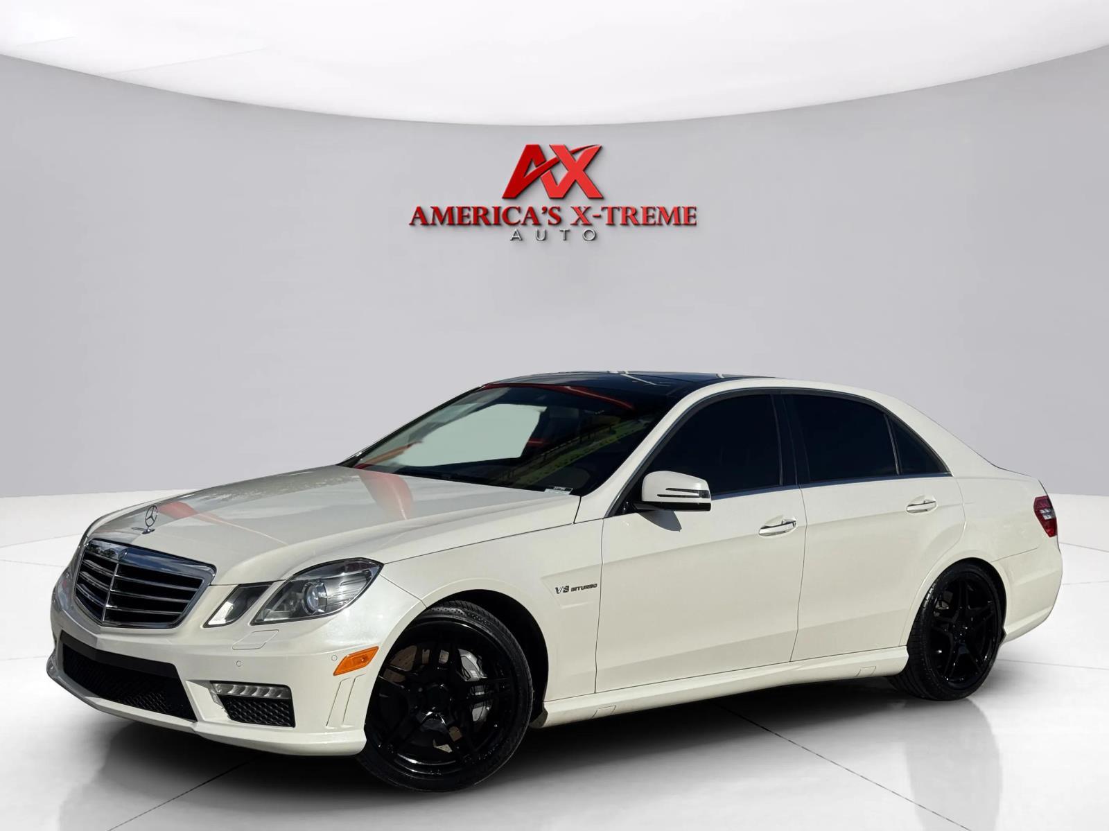 White 2012 Mercedes-Benz E-Class E 63 AMG Sedan Sedan Rear-Wheel Drive