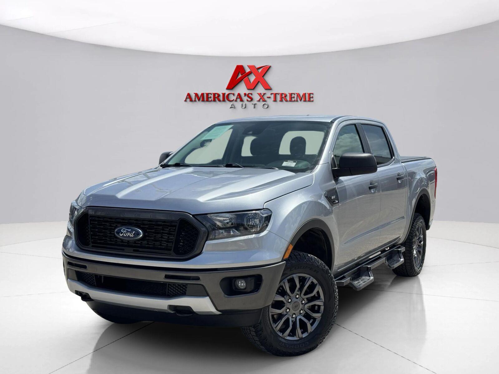 Iconic Silver 2021 Ford Ranger Pickup Truck Four-Wheel Drive Automatic