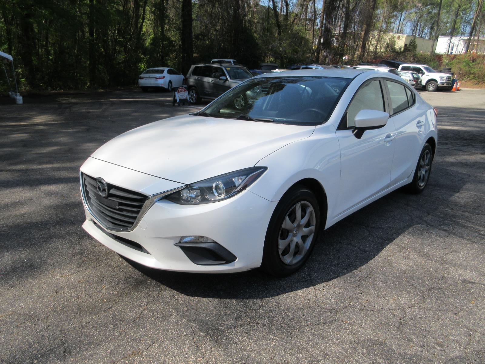 Snowflake White Pearl Mica 2015 Mazda MAZDA3 i Sport Sedan Front-Wheel Drive Automatic