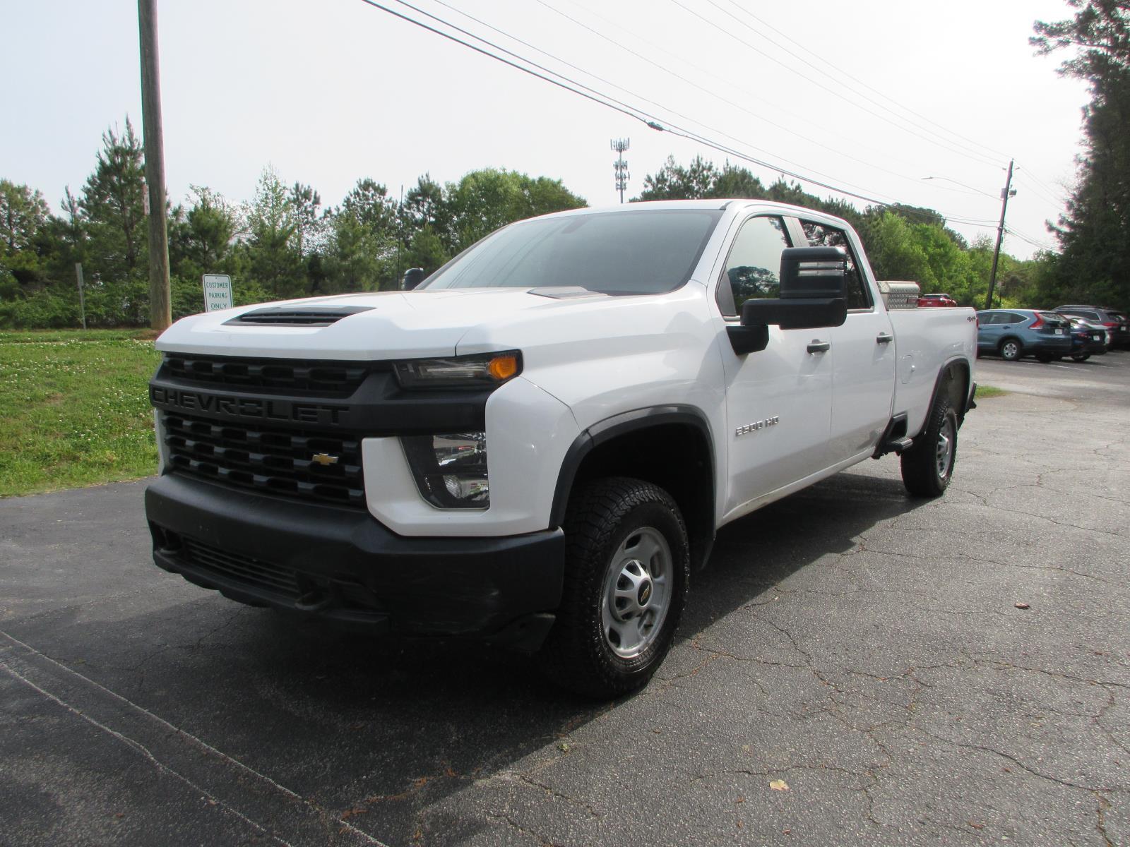 Summit White 2020 Chevrolet Silverado 2500HD Work Truck Crew Cab 4WD Pickup Truck Four-Wheel Drive 6-Speed Automatic