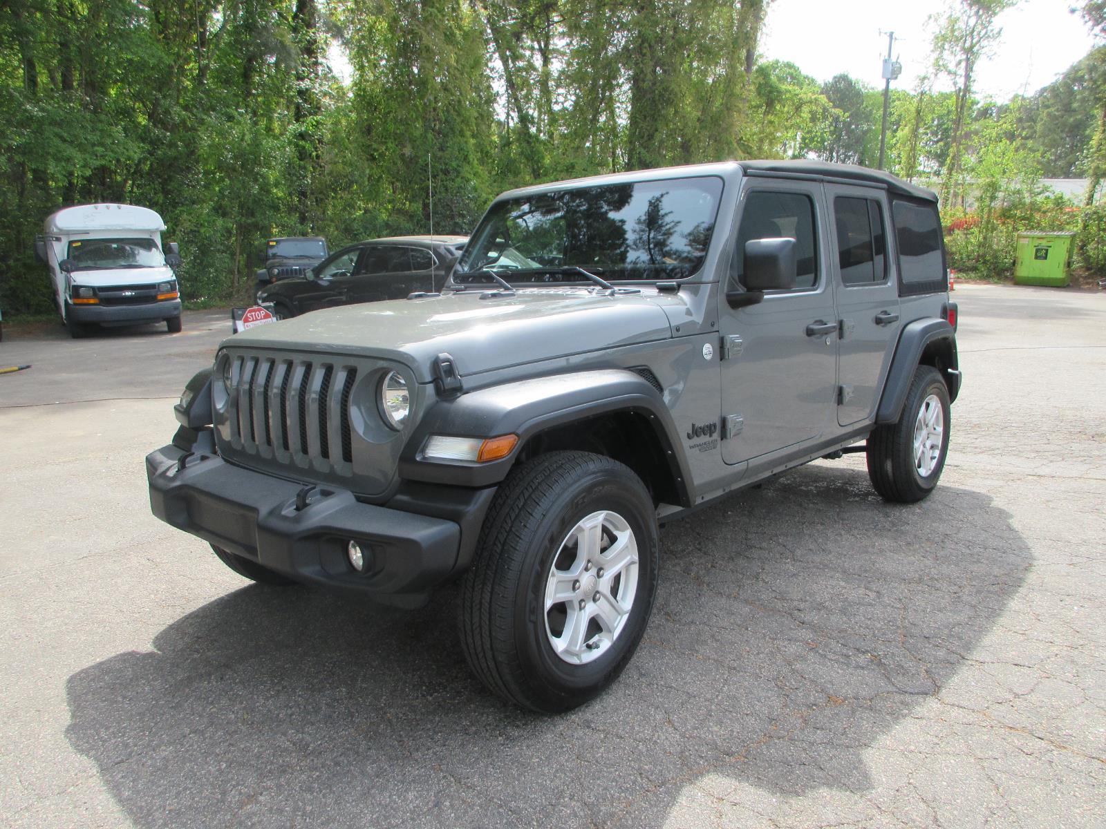 Sting-Gray Clearcoat 2021 Jeep Wrangler Unlimited Sport S 4WD SUV / Crossover Four-Wheel Drive 8-Speed Automatic