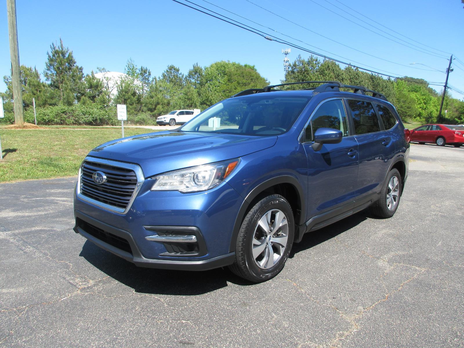 Abyss Blue Pearl 2021 Subaru Ascent Premium 8-Passenger AWD SUV / Crossover All-Wheel Drive Continuously Variable Transmission
