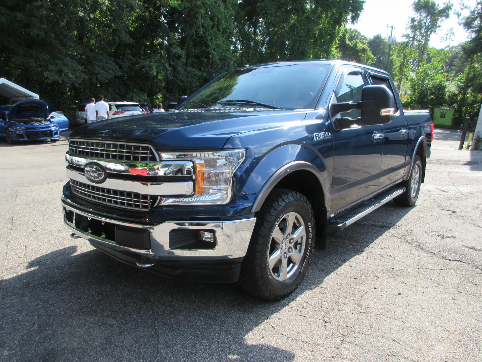 Blue Jeans/Stone Gray 2018 Ford F-150 Pickup Truck Four-Wheel Drive Automatic