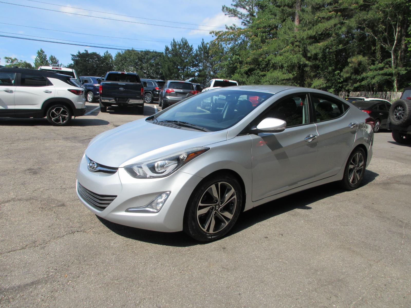Radiant Silver 2014 Hyundai Elantra Sedan Front-Wheel Drive Automatic