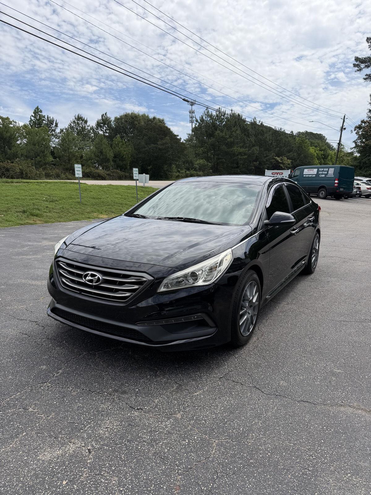 Phantom Black 2017 Hyundai Sonata Sport FWD Sedan Front-Wheel Drive Automatic