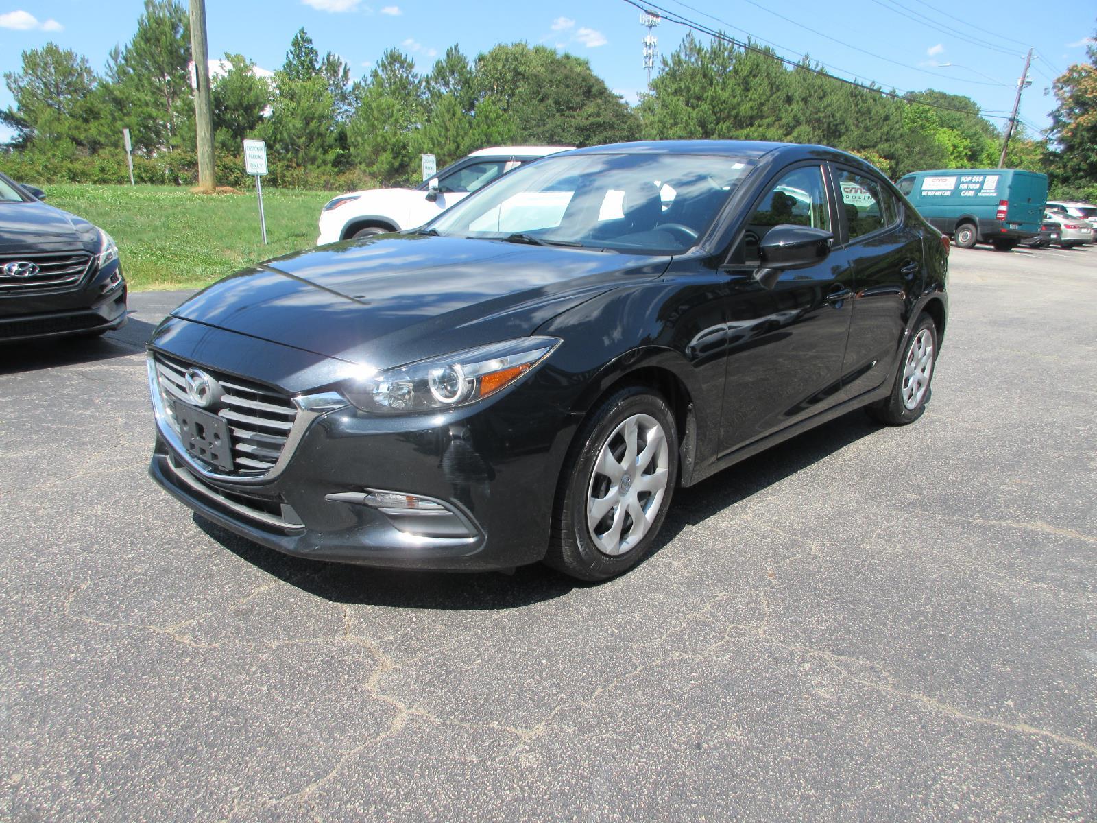 Jet Black Mica 2018 Mazda MAZDA3 Sedan Front-Wheel Drive Automatic