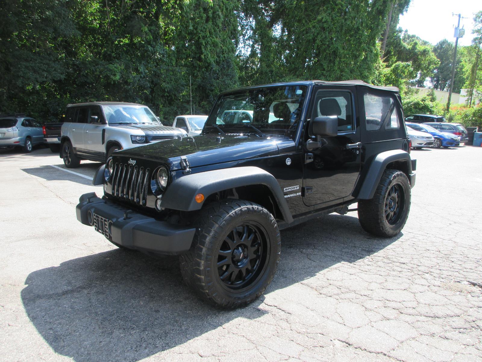 Black Clearcoat 2017 Jeep Wrangler Sport 4WD SUV / Crossover Four-Wheel Drive 6-Speed Manual