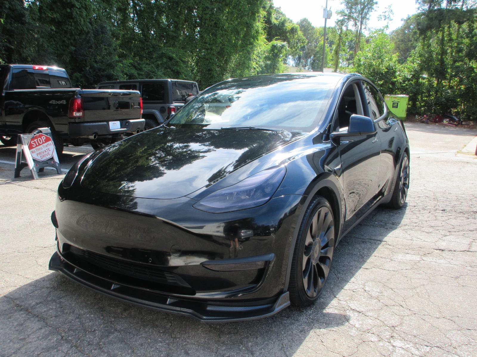 Black 2022 Tesla Model Y SUV / Crossover All-Wheel Drive 