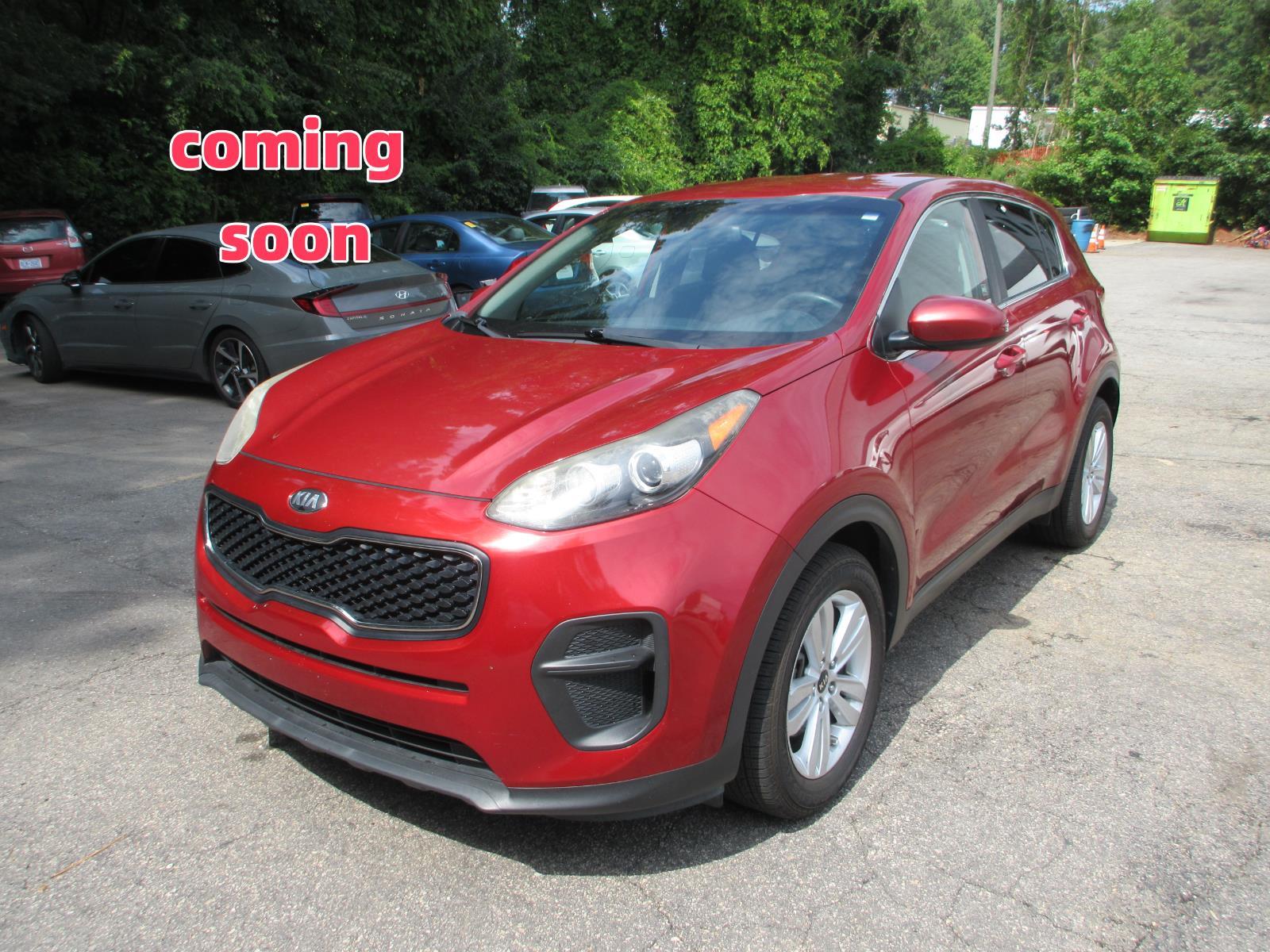 Hyper Red 2018 Kia Sportage SUV / Crossover Front-Wheel Drive 6-Speed Automatic