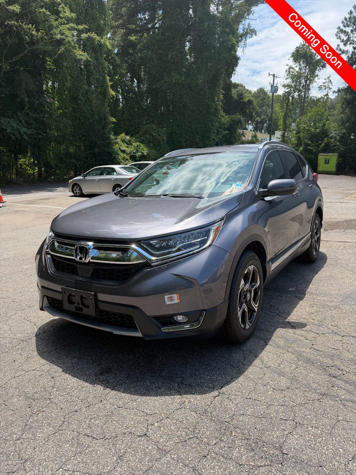 Gray (Modern Steel Metallic) 2017 Honda CR-V SUV / Crossover Front-Wheel Drive Continuously Variable Transmission