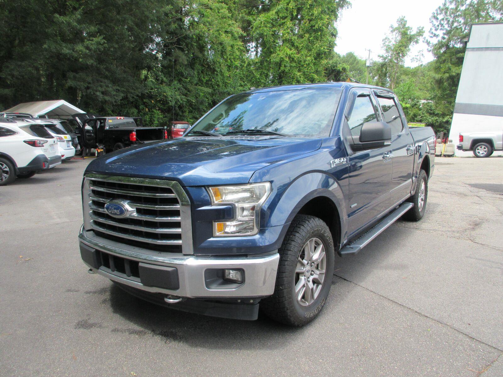 Blue Jeans 2017 Ford F-150 Pickup Truck Four-Wheel Drive Automatic