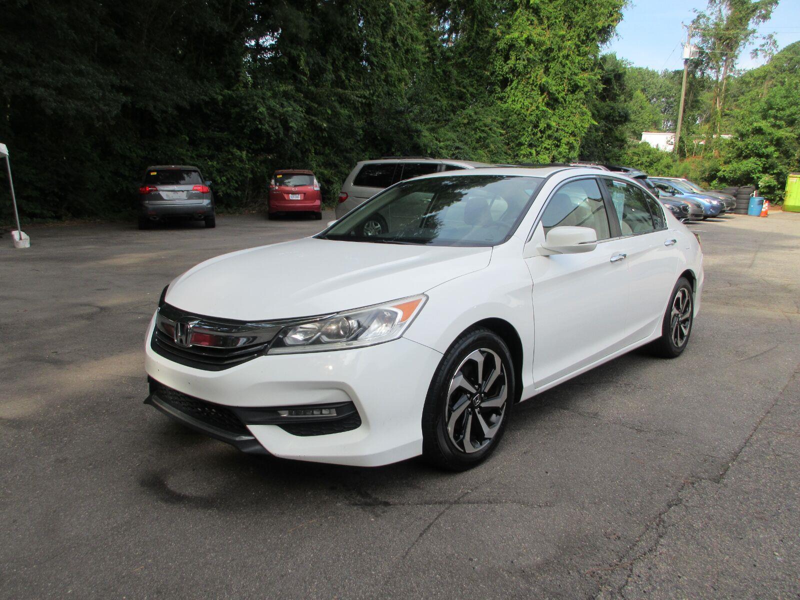 White Orchid Pearl 2016 Honda Accord Sedan Front-Wheel Drive Continuously Variable Transmission