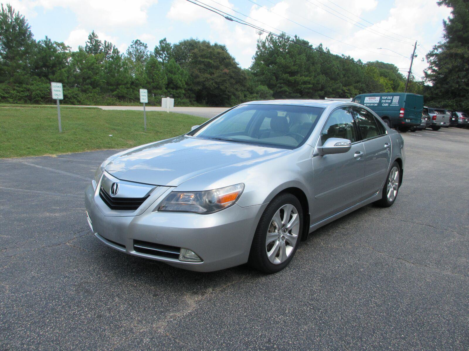 Gray (Platinum Frost Metallic) 2010 Acura RL Sedan All-Wheel Drive Automatic