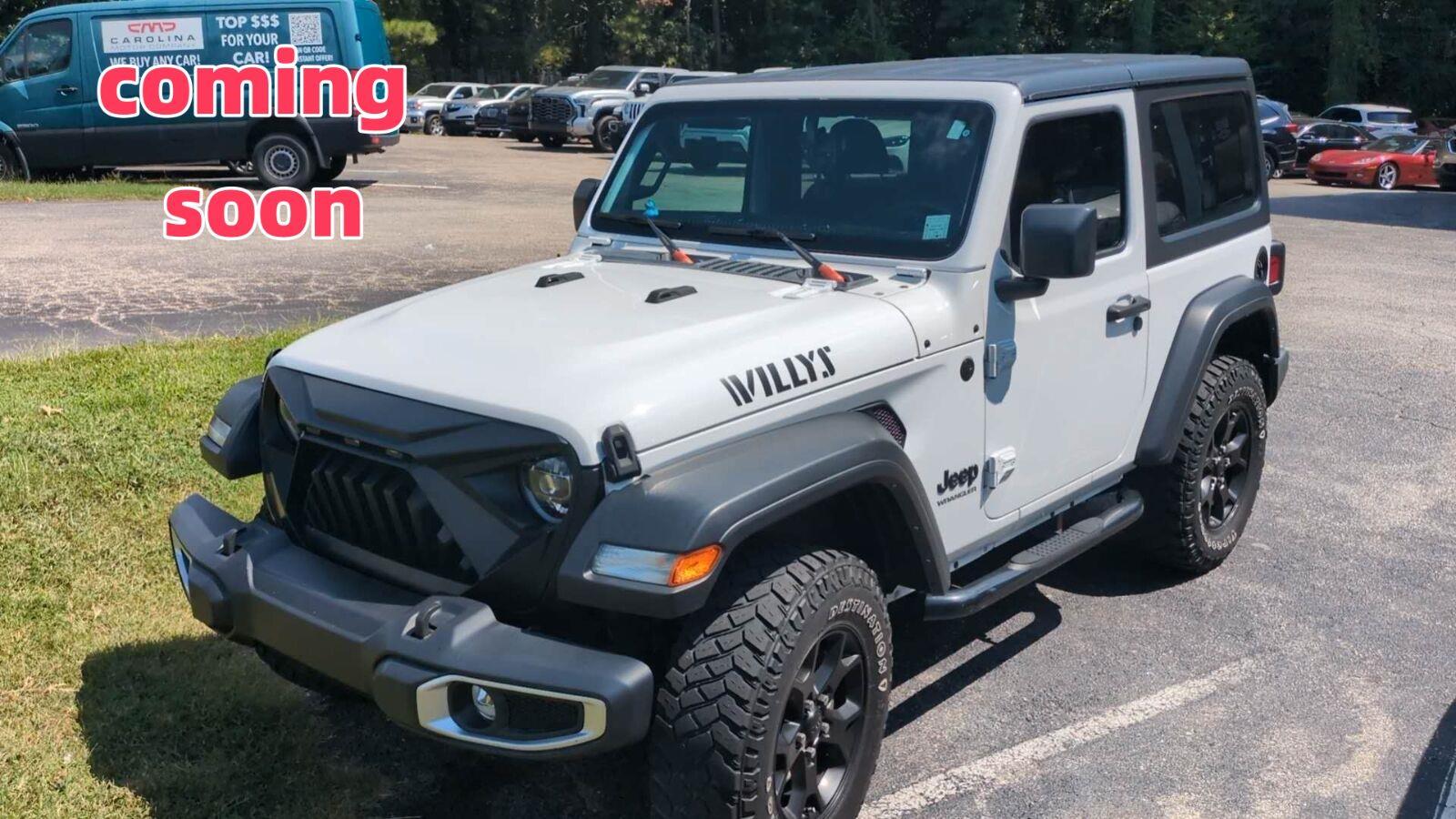 Bright White Clearcoat 2021 Jeep Wrangler SUV / Crossover Four-Wheel Drive 8-Speed Automatic