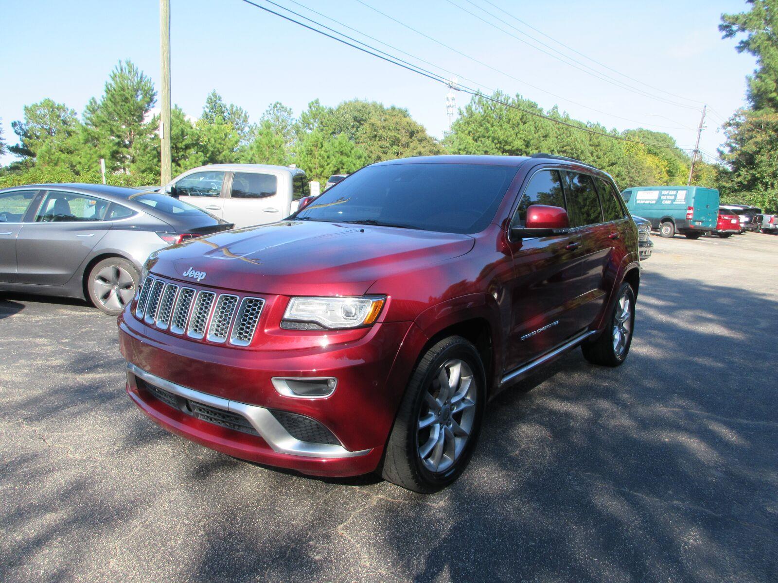 Deep Cherry Red Crystal Pearlcoat 2015 Jeep Grand Cherokee SUV / Crossover Four-Wheel Drive 8-Speed Automatic