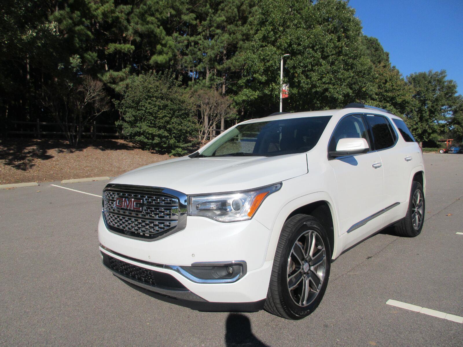 White Frost Tricoat 2019 GMC Acadia SUV / Crossover Four-Wheel Drive 6-Speed Automatic