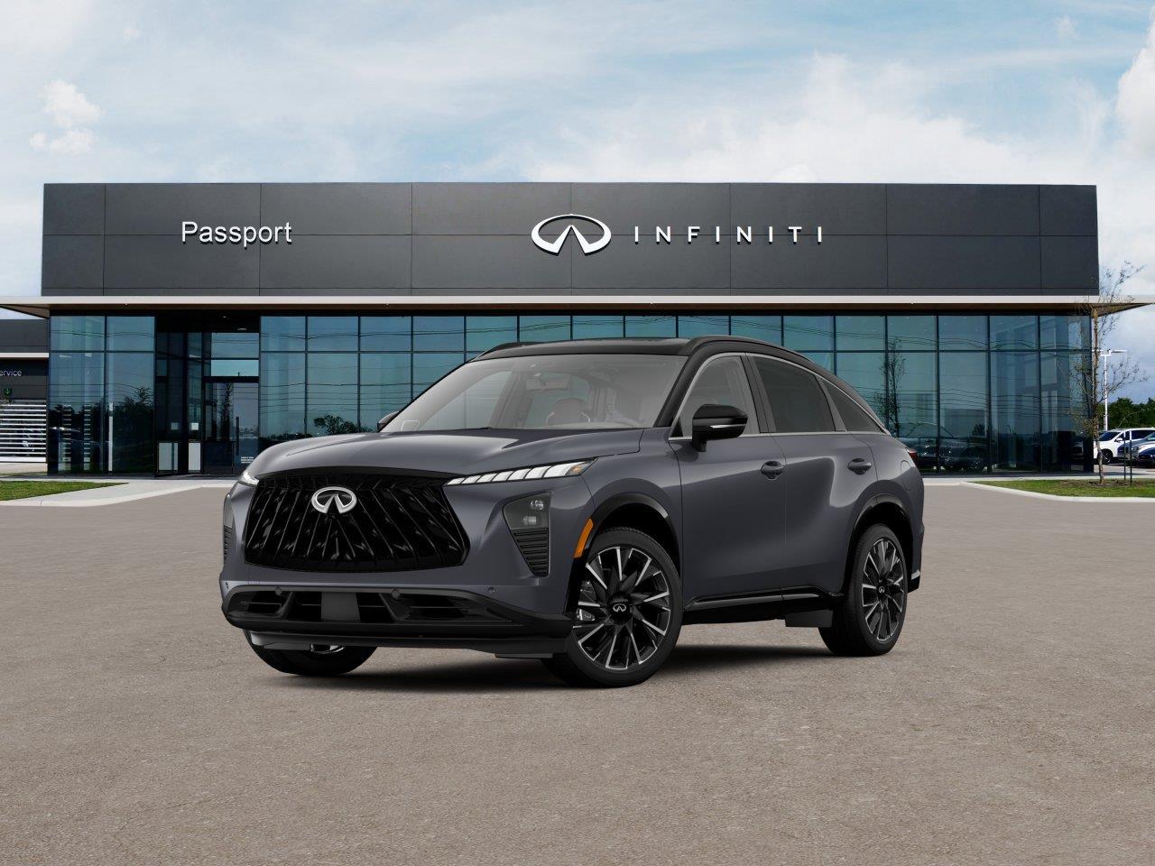 Moonbow Blue/Black Obsidian 2027 INFINITI QX65 SUV / Crossover All-Wheel Drive Automatic