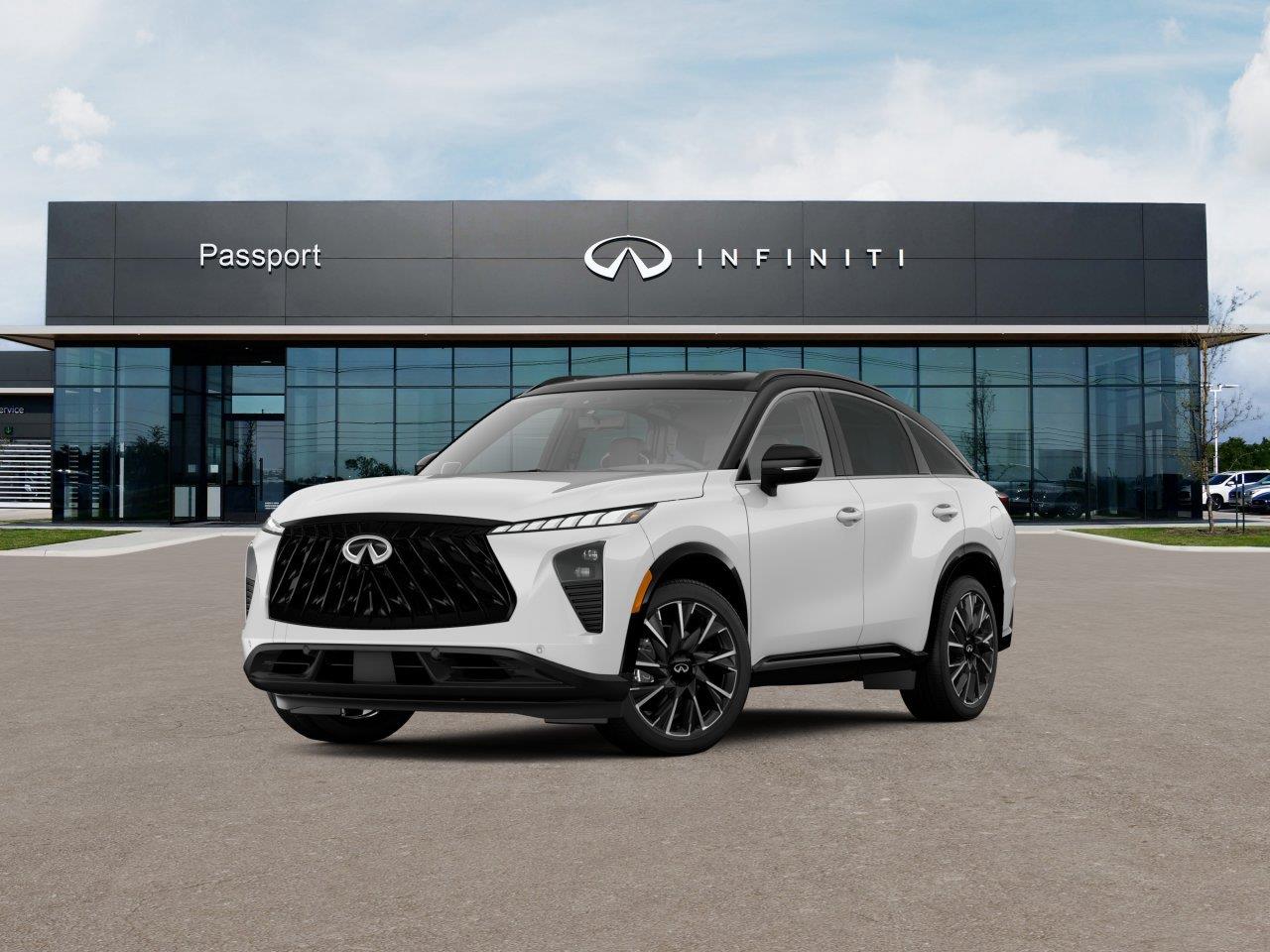Radiant White/Black Obsidian 2027 INFINITI QX65 SUV / Crossover All-Wheel Drive Automatic