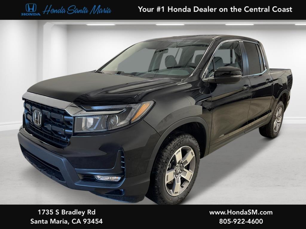 Crystal Black Pearl 2026 Honda Ridgeline RTL AWD Pickup Truck All-Wheel Drive 9-Speed Automatic