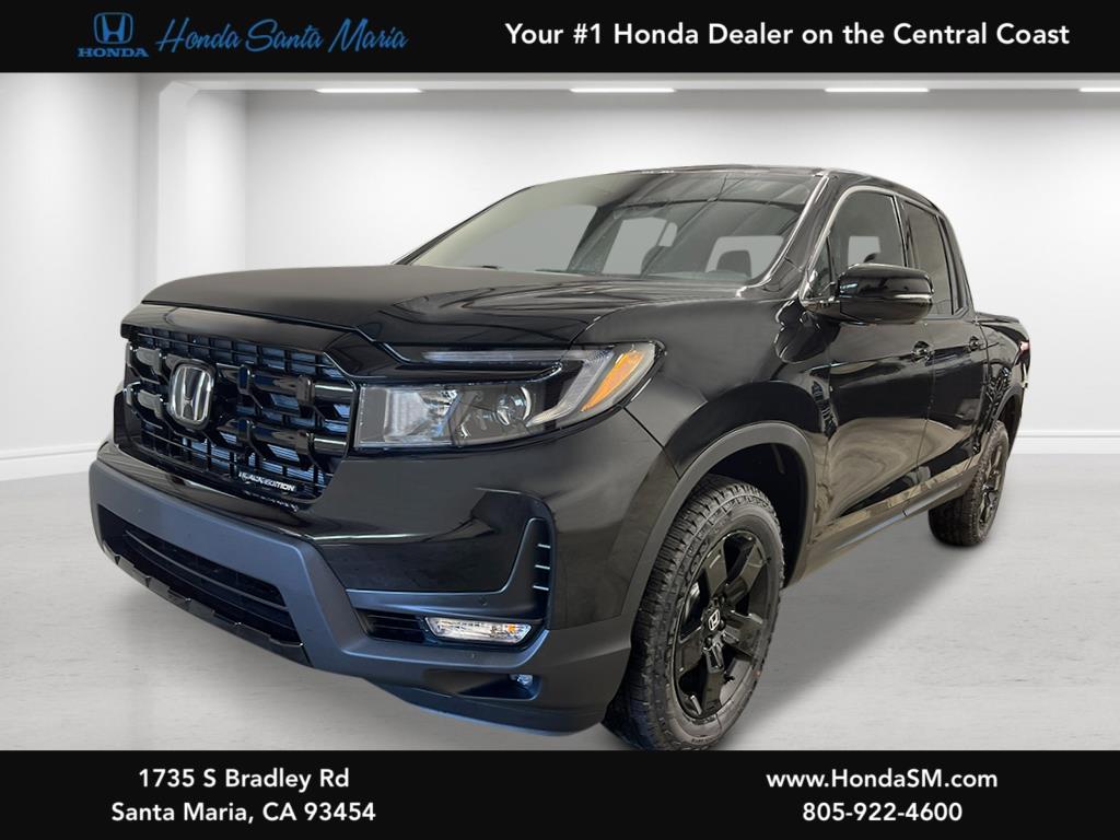 Crystal Black Pearl 2026 Honda Ridgeline Black Edition AWD Pickup Truck All-Wheel Drive 9-Speed Automatic