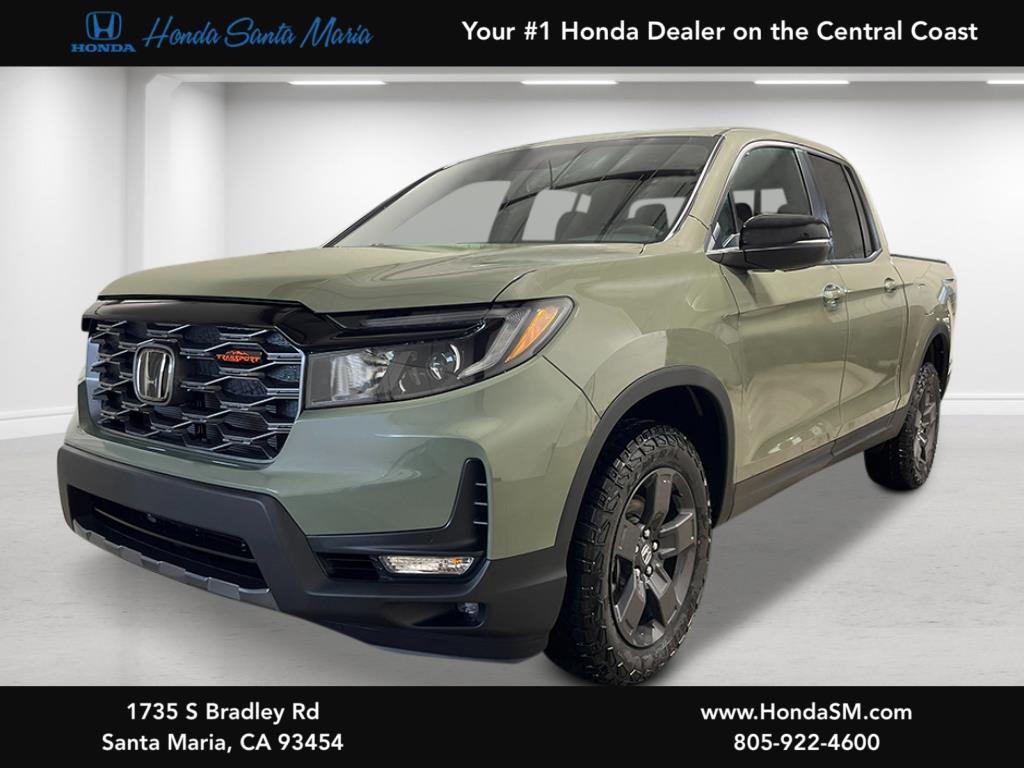 Ash Green Metallic 2026 Honda Ridgeline TrailSport AWD Pickup Truck All-Wheel Drive Automatic