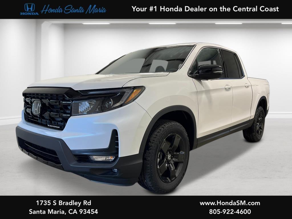 Platinum White Pearl 2026 Honda Ridgeline Black Edition AWD Pickup Truck All-Wheel Drive 9-Speed Automatic