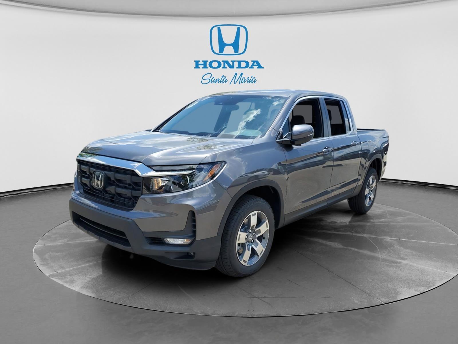 Gray (Modern Steel Metallic) 2026 Honda Ridgeline RTL AWD Pickup Truck All-Wheel Drive 9-Speed Automatic