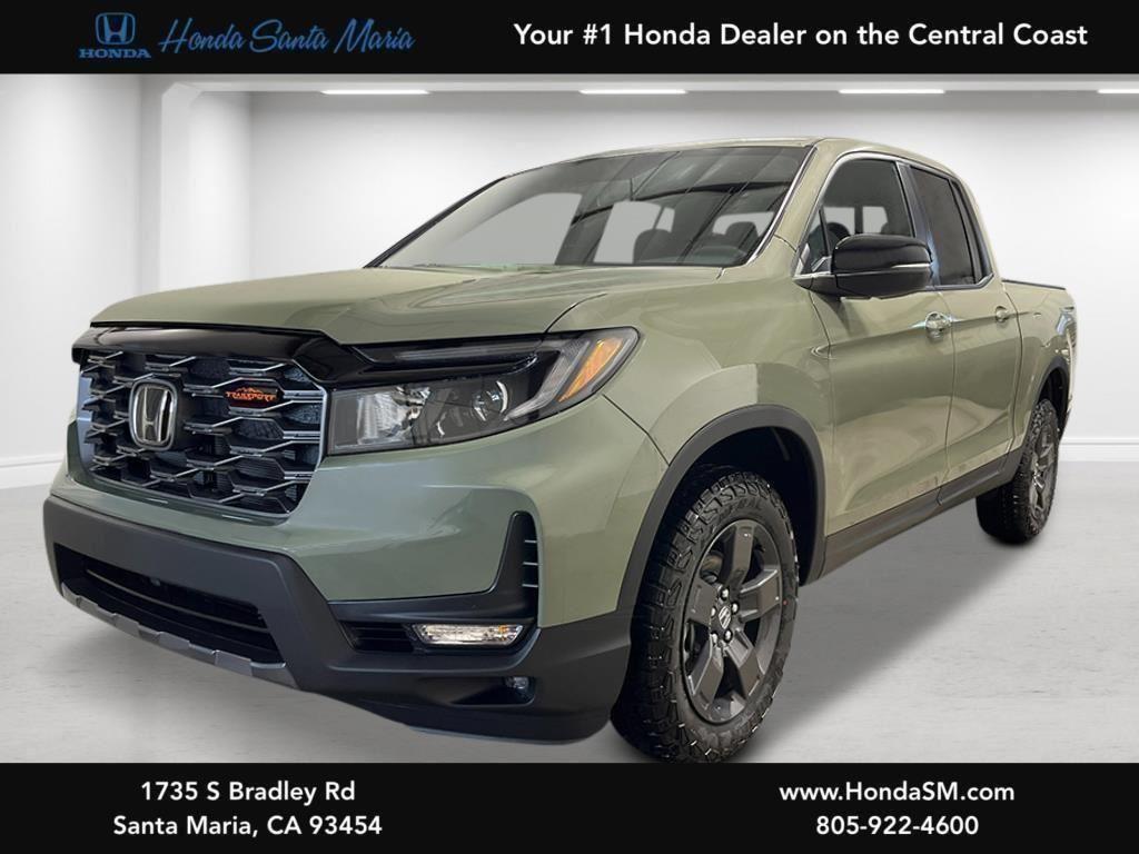Ash Green Metallic 2026 Honda Ridgeline TrailSport AWD Pickup Truck All-Wheel Drive Automatic