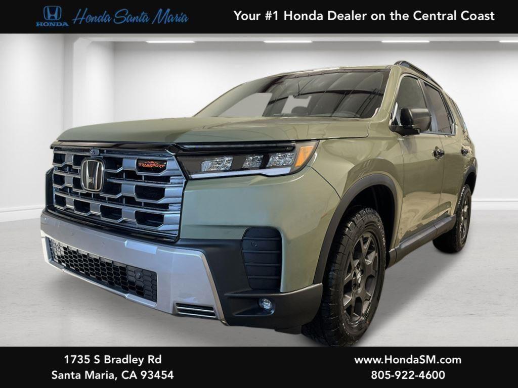 Ash Green Metallic 2026 Honda Pilot TrailSport AWD SUV / Crossover All-Wheel Drive Automatic