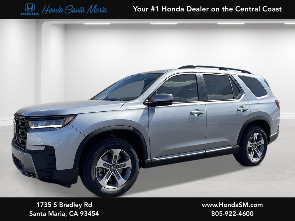 Solar Silver Metallic 2026 Honda Pilot SUV / Crossover Front-Wheel Drive Automatic