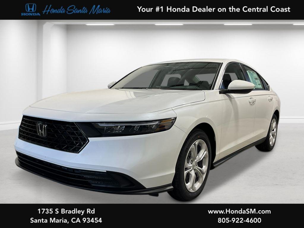 Platinum White Pearl 2026 Honda Accord Sedan Front-Wheel Drive Continuously Variable Transmission
