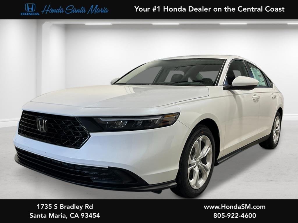 Platinum White Pearl 2026 Honda Accord Sedan Front-Wheel Drive Continuously Variable Transmission