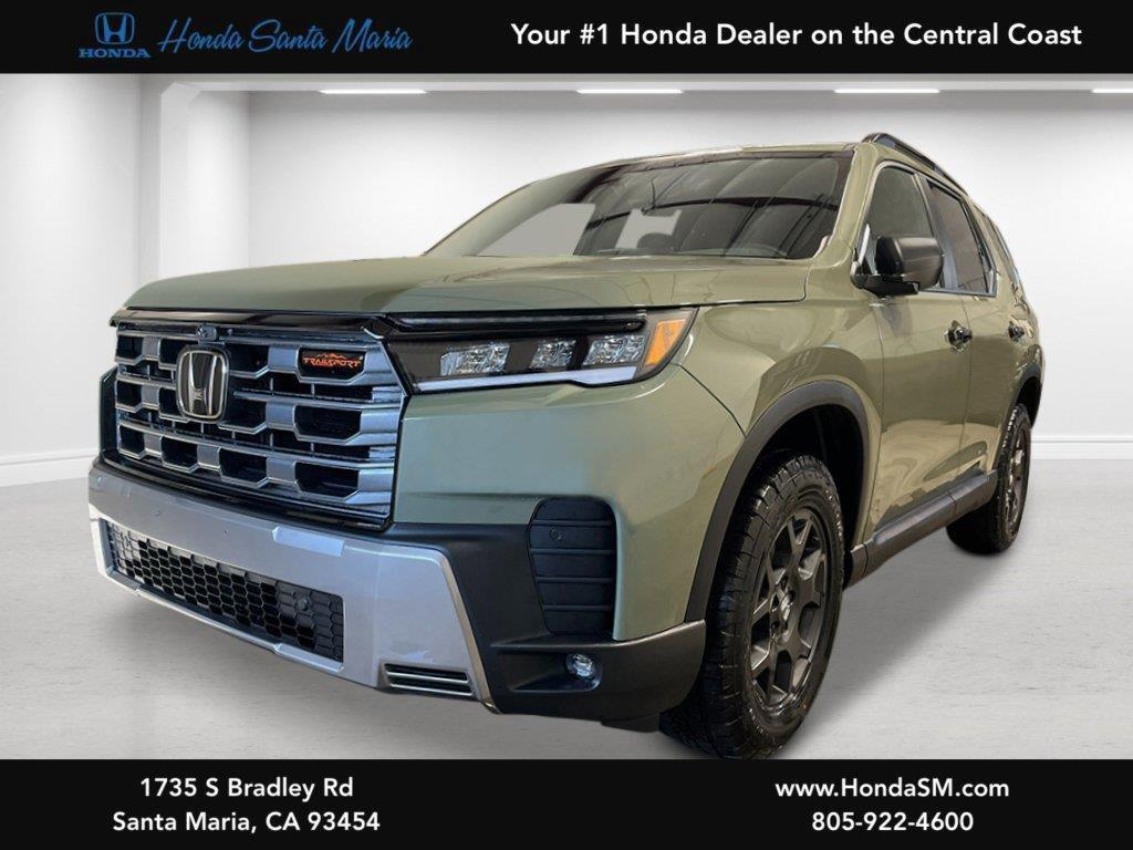Ash Green Metallic 2026 Honda Pilot SUV / Crossover All-Wheel Drive Automatic