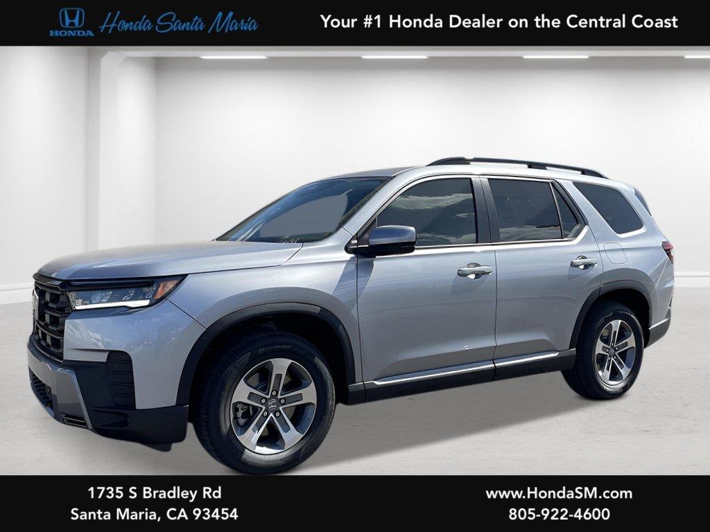 Solar Silver Metallic 2026 Honda Pilot SUV / Crossover Front-Wheel Drive Automatic